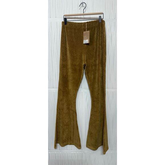 NWT The Simple Folk Organic Cotton Velvet Flares: Bronze - Picture 7 of 10